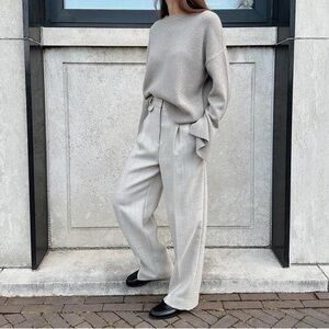 Cos Wide Leg Wool Pants